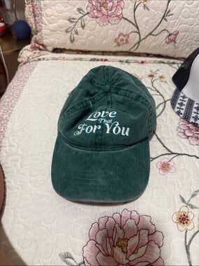 Love That For You Embroidered Kids Cap - Dark Green